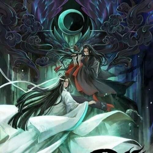 New 5D Diy Full Square/Round Diamond Painting Anime "Mo Dao Zu Shi " Cross Stitch 3D Embroidery Mosaic Home Decor Gift YC36