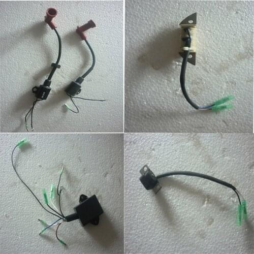 Free shipping parts for Hangkai 2 stroke 9.9 HP 15 HP 18HP outboard machine ignition system ignition full set