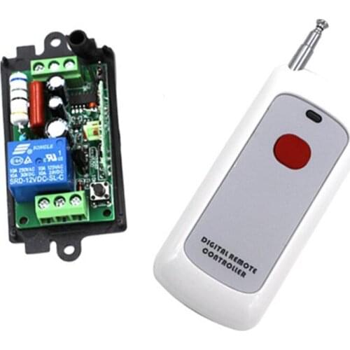 AC 220V RF Wireless Remote Control Switch Systerm 10A Relay Remote Switch Transmitter & Receiver 315 Mhz Or 433 Mhz SKU: 5204
