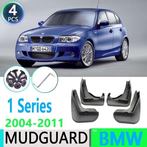 For BMW 1 Series E81 E87 2004~2011 2005 2006 2007 2008 2009 2010 Fender Mudguards Mud Flaps Guard Splash Flap Car Accessories