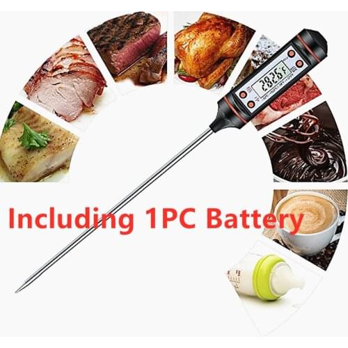 1PC Digital Kitchen Probe Thermometer Meat Thermometer Cooking Food BBQ Probe Temperature Meter -50 To 300'C Food Thermometer