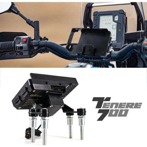Motorcycle Handlebars Stand Holder Phone Mobile Phone GPS Navigation Plate Bracket For Yamaha Tenere 700 T7 T700 XT 700 Z