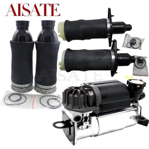 For Audi A6 C5 4B Allroad 4PCS Front Rear Air Suspension Spring Bag+1PCS Air Suspension Compressor Pump 2 Year Warranty