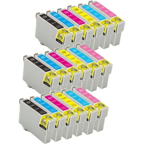T0811N-T0816N compatible ink cartridge for EPSON T50 R290 R295 R390 RX590 RX610 RX615 RX690 1410 TX650 700W printers full ink