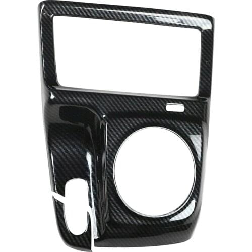 Car Carbon Fiber Style Interior Center Gear Shift Frame Cover Trim Fit for Honda Civic 2006 2007 2008 2009 2010 2011