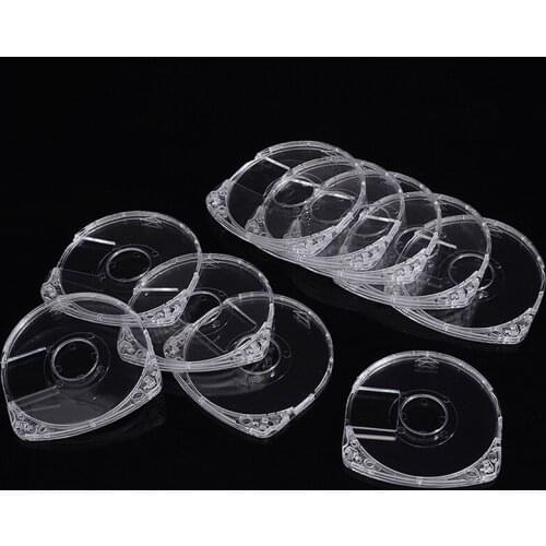 Mayitr 10pcs High Quality Game Transparent Case Shell Replacement UMD Games Crystal Cases For PSP 1000/2000/3000