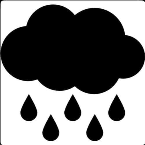 Dark Clouds And Rain Shape Metal Cutting Die DIY For Scrapbooking Decoration Crafts