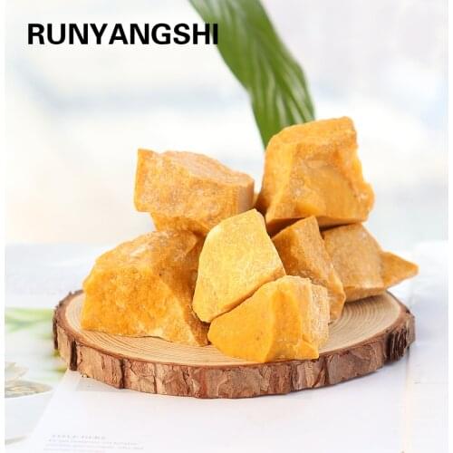 Natural Quartz Minerals Specimen Yellow Aventurine Quartz Raw Healing Crystals Lrregular Shape Rough Rock Stone Reiki