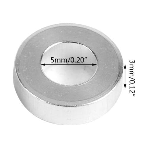 2021 New 10PCS 3MM Silver Metal Aluminum Flat Washer Spacer Gasket for DIY Model 3D Printer Parts Accessories