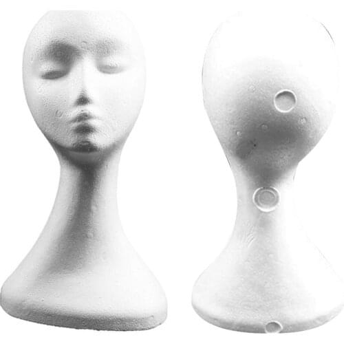 DIY Props Headdress Display Model Foam Female Mannequin Head Wig Hat Holder