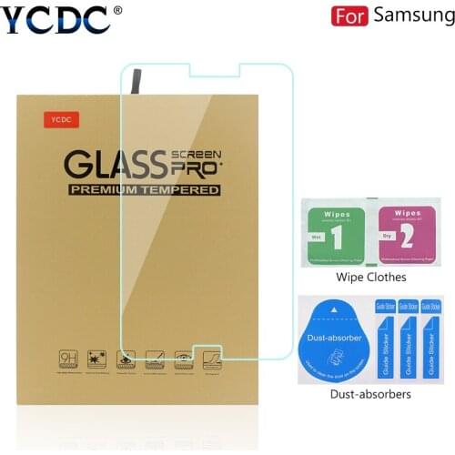 Tempered Glass Film Anti Fingerprints Screen Protector For Samsung Tab T550/T330/T530 Premium Tempered Glass Screen Protector