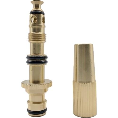 1 Pc Garden Irrigation Spray Gun Adjustable Brass Sprinkler Garden Hose Sprinkler System Car Wash lawn Watering Water Gun