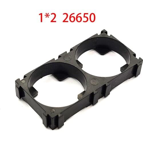 10 Pcs 26650 Battery Holder Bracket Cell Safety Anti Vibration Plastic Brackets