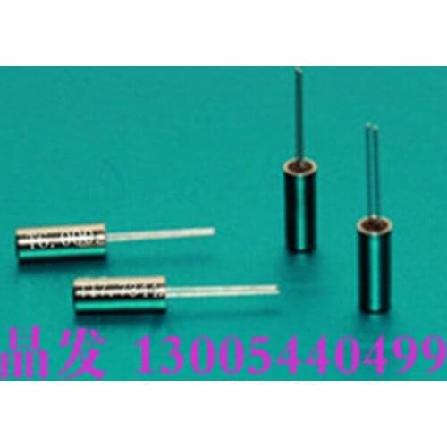 10pcs In-line cylindrical crystal oscillator 32.768KHZ 12.5PF +-5PPM2*6 206 32.768K resonator
