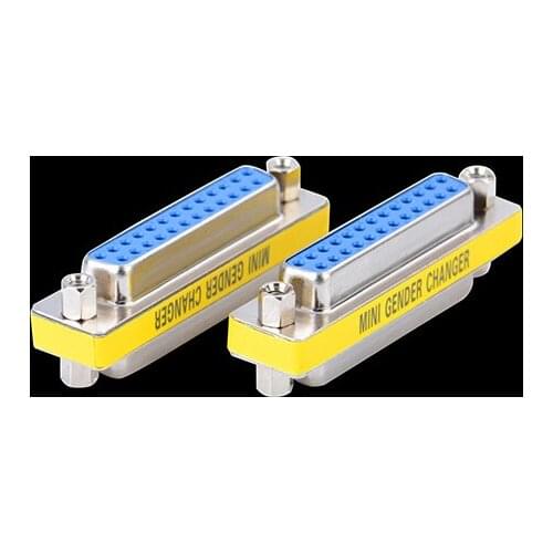 10pcs/lot 25Pin printer LPT port Female to Female adapter Parallel IEEE 1284 Controller card connector Protector