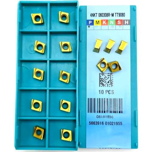 4NKT060308R M TT9080 Carbide Insert Metal Turning Tool Taegutec CNC Turning Tool Tungsten Carbide 4NKT 060308R Cutting Tools