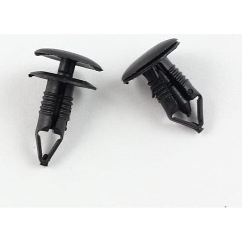 500x Car Push-Type leaves board Chuanxin nail Retainer Fastener Rivet For Ford Black color HKpost Free shipping