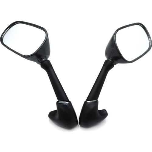 Aftermarket free shipping motorcycle parts Replacement Racing Mirrors For Yamaha YZFR1 R1 2007 2008 YZF R6 2006 CARBON