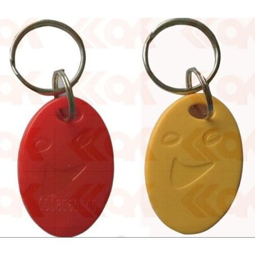 Yongkaida Key tag 50pcs/Lot RFID 125KHz Writable Rewrite Access control ID tag keyfobs T5577 Proximity key tag