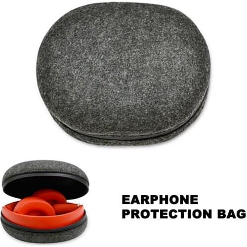 Bluelans Headphone Storage Case Fashionable Waterproof Zipper EVA Mini Headset Organizer Bag for Beats-Solo Pro