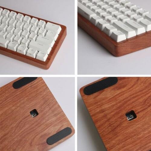 Solid Wooden Case Customized Shell Base Rosewood Walnut Wood For ANNE PRO2 Mecha