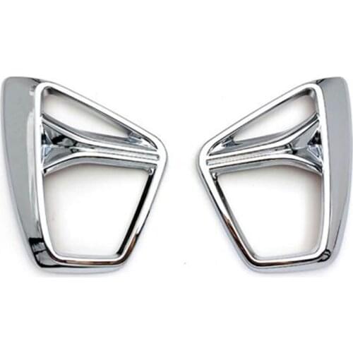 For Chevrolet Blazer 2019 2020 Chrome Front Fog Light Lamp Cover Trim Foglight Molding Garnish Bezel Protector Auto accessories