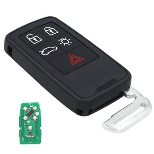Wilongda Smart remote Key FOB 5 button 434Mhz ID46 Chip pcf7953 for Volvo XC60 S60 car key