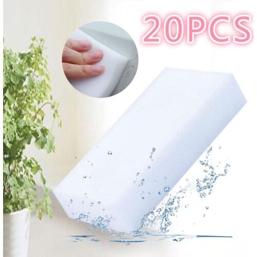 20pcs/lot Melamine Sponge Magic Eraser Sponge Kitchen Melamine Sponge Cleaner Cleaning Sponge Office Home Kitchen Bathroom Tools
