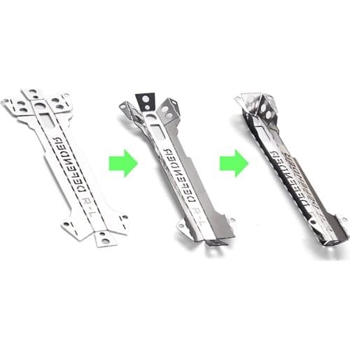 Metal Black Door Handles Car Shell Door Bar Handle for 1/10 TRX-4 Defender RC Crawler Car Upgrade Parts