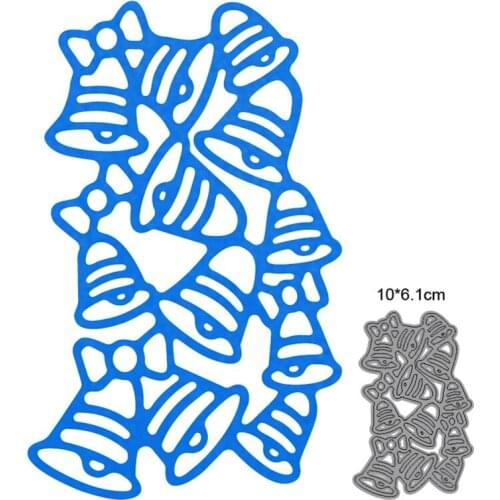 Metal Cutting Dies Stencils dies Cut Mold Christmas Bells Scrapbooking dies embossing die cut decoation Paper Craft knife mould