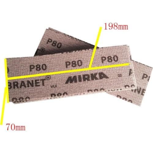 MIRKA70/198MM Mesh sanding discs wet or dry sanding paper abrasives automotive sanding putty spray paint