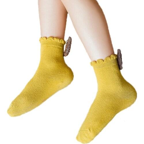 Angel Socks Kids Cotton Baby Socks Kid Princess Girls Boys New Year Socks Children Clothing Accessories Cheap Stuff