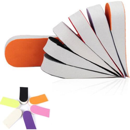 1PC Fashion EVA Shoes Cushion Pads Heel Insert Increase Taller Height Lift Shoes Accessories For Men Women