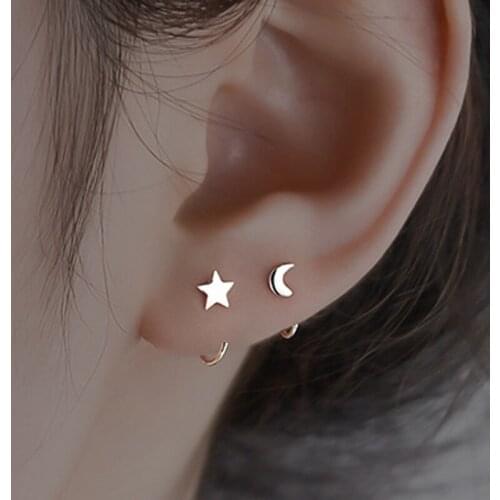 Fashion Sterling Silver 925 Earrings Female 2021 New Trendy Summer Retro Vintage Earrings Brincos Wedding Jewelry