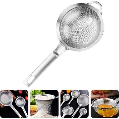 1PC Stainless Steel Strainer Durable Soybean Milk Strainer Kitchen Supplies