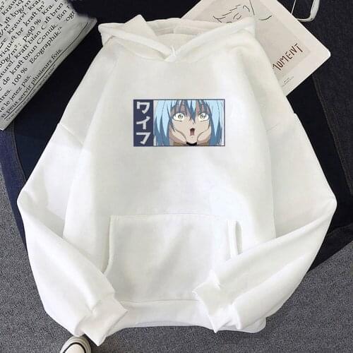 Cartoon Tensei shitara Slime Datta Ken Hoodie Women Funny Japanese Anime Streetwear Harajuku Men Graphic Sweatshirt Unisex Tops