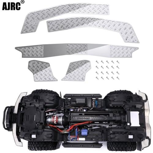 Traxxas Trx-4 92076-4 Bronco Front Bumper/rear Bumper Anti-skid Plate Bumper Metal Decorative Sheet