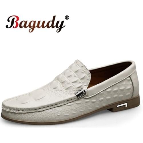 Genuine Leather Men Casual Shoes Fashion Men Loafers Autumn and Winter Men Flat Oxfords Shoes Wedding Dress Shoes Drop Shipping