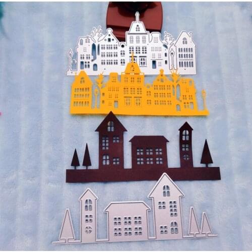 Villa, house Metal Cutting Dies for DIY Scrapbooking Album Paper Cards Decorative Crafts Embossing Die Cuts