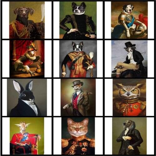 Complete Diamond Embroidery Deer Cat Portrait Diamond Painting Embroidery Mosaic Diamond Embroidery Cross stitch