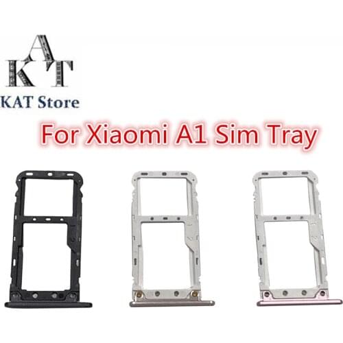 1Pcs For Xiaomi A1 A2 A2 Lite Micro SIM Card Tray Slot Holder SIM Slot Repair Parts