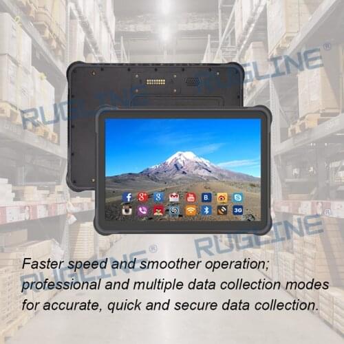 10.1 inch IP65 Waterproof 4G NFC Shockproof 10 Inch Android Rugged Tablet 2D barcode scanner Tablet