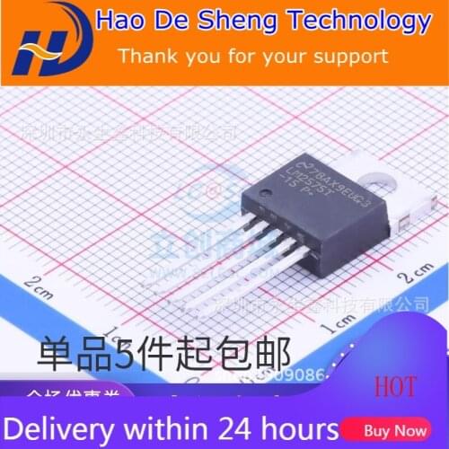 10PCS/LOT LM2575T-15 TO-220-5 LM2575 Power Regulator Chip New Original In Stock