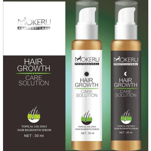 2pcs/Pack Mokeru Natural Hair Loss Products Fast Hair Regrowth Spray Men Anti Hair Loss Treatment Growth Oil For Men Women
