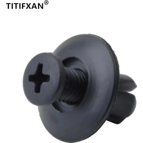 20PCS 5mm 6mm 7mm 8mm 9mm 10mm Hole Push Plastic Fasteners Clip For Car Bumper Fender Screw Rivet Clamp Buckle