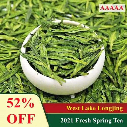 2021 5A Famous Good Quality Dragon Well Chinese Tea the Chinese Green Tea West Lake Dragon Well Health Care Slimming Beauty