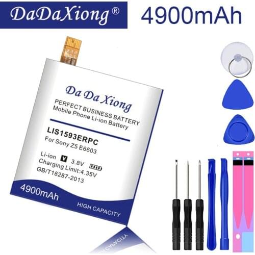 Da Da Xiong Original 4700mAh LIS1593ERPC Battery for Sony Xperia Z5 E6603 E6653 E6633 E6683 E6883 Cell Phone Battery
