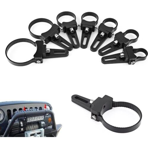 Aluminum Tube Bull/Roll Bar Mount Bracket Clamps Holder LED Auto Car Truck Off Road Work Light Lights 1", 1.25", 1.5", 1.75", 2"