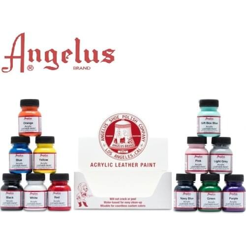 Angelus Artist DIY Hand Painted Graffiti Bag Shoes Clothes Leather Customized Handmade Paint 29.5ML Leathercraft Acrylic Paint