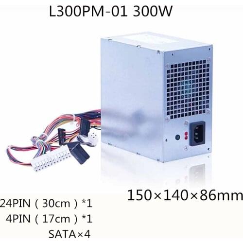 300W PSU ATX Power Supply L300PM-01 for OptiPlex 390 790 990 3010 7010MT x9gwg 0x9gwg Inspiron 660 300w l300pm-01 Power Supply